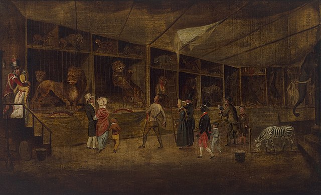 Robertson Royal Menagerie, 9 The Strand, London, c. 1820