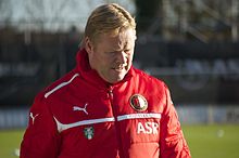 Koeman with Feyenoord in 2012