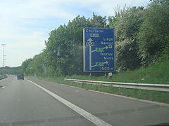 E420 koło Charleroi