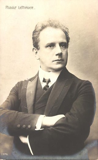 <span class="mw-page-title-main">Rudolf Lettinger</span> German actor (1865–1937)