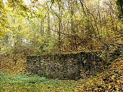 Vestige d'un pan de muraille (1).