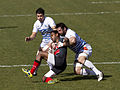 * Nomination Timoci Matanavu gets to the ground after a dangerous tackle. --PierreSelim 07:44, 19 March 2012 (UTC) * Promotion Nice, action, QI to me--Lmbuga 22:29, 19 March 2012 (UTC)