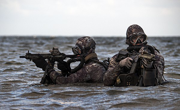 SEALs from Naval Special Warfare Group 2 training in 2019