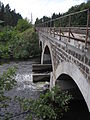 English: Fortified railway bridge over the river Drwęca built in 1901-1902 in Samborowo Polski: Przyczółek obronny mostu kolejowego na rzece Drwęca zbudowany w latach 1901-1902 w miejscowości Samborowo