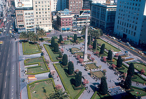 San Francisco - Union Square from St. Francis Hotel