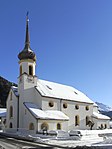 Catholic parish church Mariahilf and former cemetery