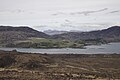 Loch Kishorn en het dorp Sanachan