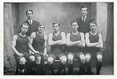 Basketball team picture.