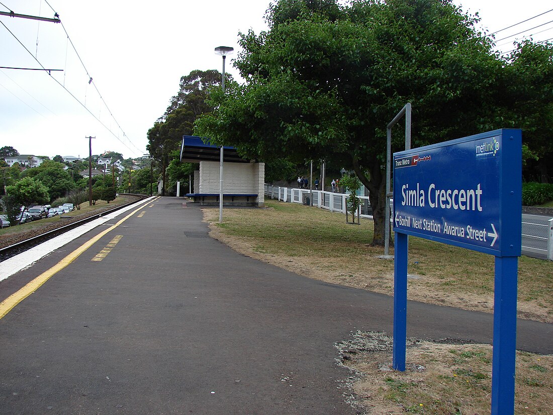 Simla Crescent railway station