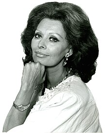 L'actriz italiana Sophia Loren, en una imachen de 1986.