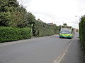 Southern Vectis 2632 Rocken End (S632 JRU), an Optare Solo, in Green Lane, Shanklin, Isle of Wight on route 22.