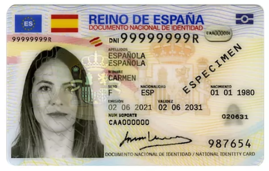 Spanish identity card