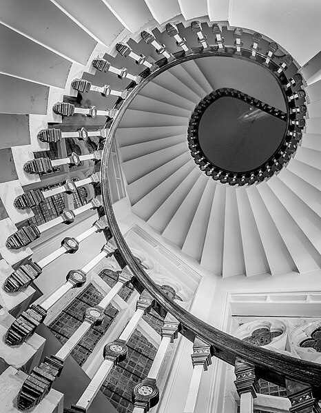 File:Spiral Staircase at Rochdale Town Hall.jpg