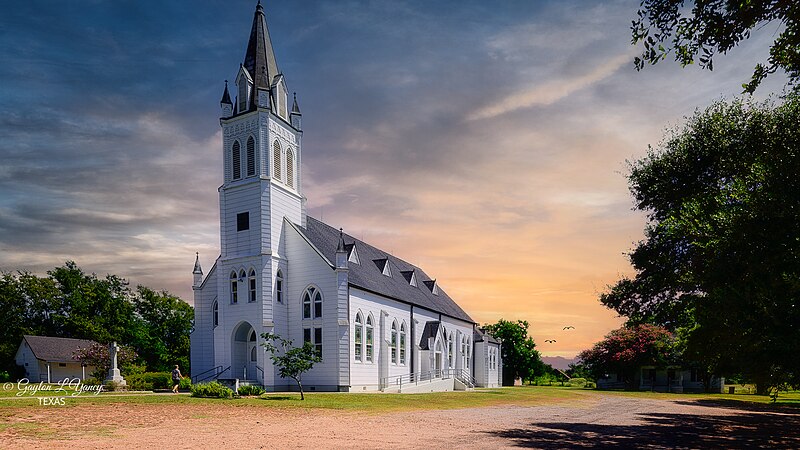File:St. John the Baptist Church - Ammannsville, Texas (51420772525).jpg