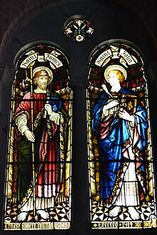 St Andrew Church Stained glass, Lahore St Andrew Church stained glass window.jpg