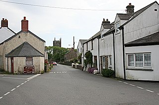 St Newlyn East village and civil parish in Cornwall, England