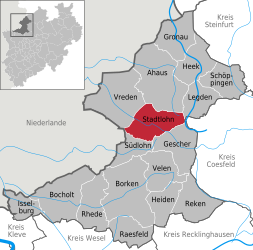 Stadtlohn - Mapa