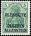 Thumbnail for Postage stamps and postal history of Allenstein