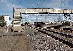 Railway station at Leeu-Gamka