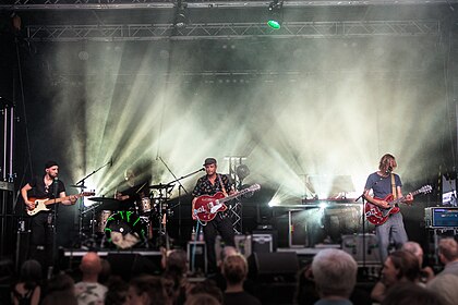 de:Steaming Satellites bei ihrem Auftritt im "Posthof" in Linz am 2021-07-30.