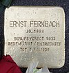 Stolperstein Wilhelmshöher Str 24 (Fried) Ernst Fernbach.jpg