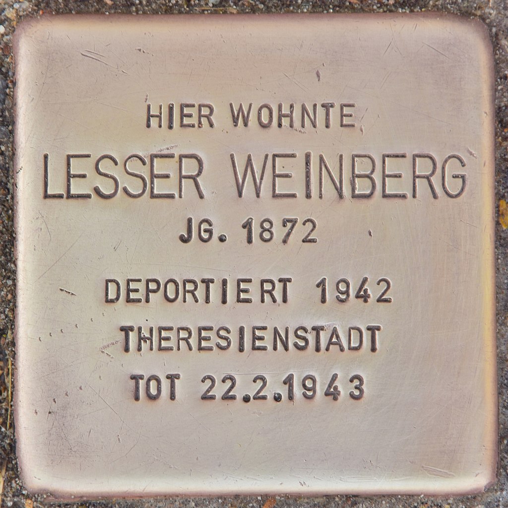 Stolperstein für Lesser Weinberg in Zossen