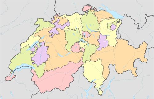 Switzerland administrative divisions - colored unlabelled.svg