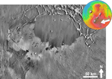 Syria Planum, as seen from THEMIS Syria Planum based on THEMIS Day IR.png
