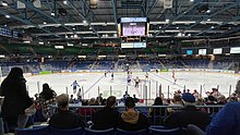 TD Station is home to the city's Quebec Major Junior hockey team, Saint John Sea Dogs, and the Saint John Riptide of the National Basketball League of Canada TD Station.jpg