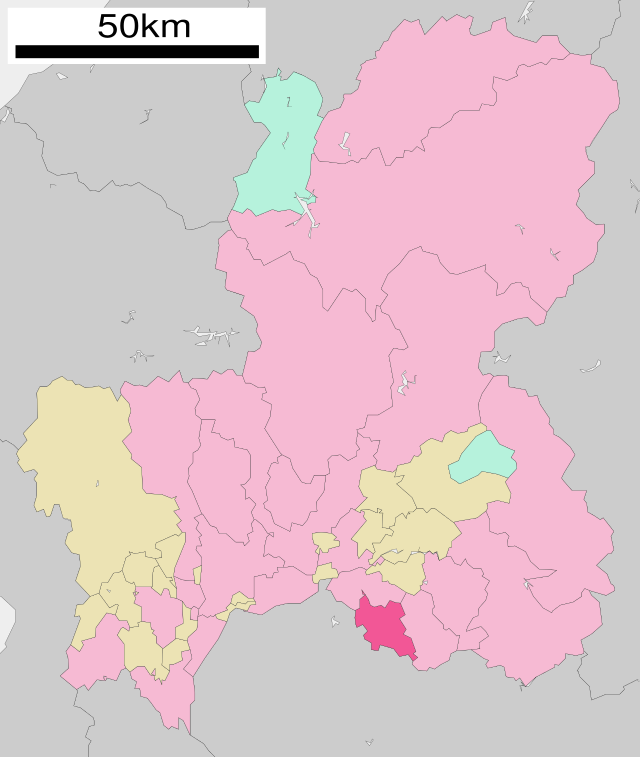 多治見市位置図