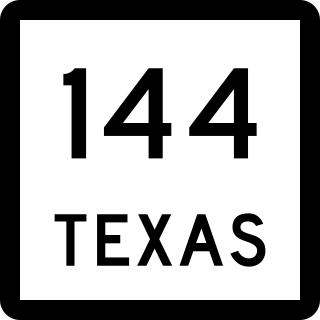 <span class="mw-page-title-main">Texas State Highway 144</span> State highway in Texas