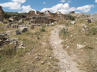 Aperçu des thermes.