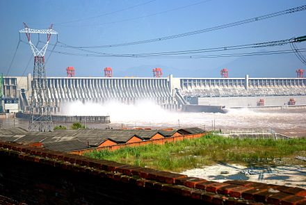 The Three Gorges Dam is the largest power station (of any kind) in the world by installed capacity, with 22.5 GW.