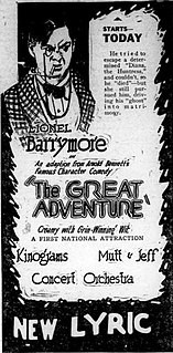 <i>The Great Adventure</i> (1921 film) 1921 film