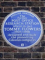 The former Post Office Research Station where Tommy Flowers (1905-1998) designed and built the pioneering Colossus computer.jpg