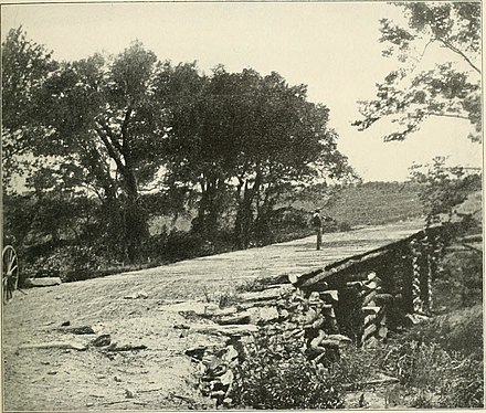 Bridge crossed by the Union troops retreating to Centreville