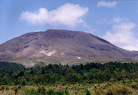 Le mont Tongariro depuis le nord.