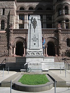 Old City Hall Cenotaph, Toronto, Ontario