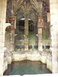 St Winefride's Well in Holywell, one of the oldest continually visited pilgrimage sites in Britain Treffynnon.JPG