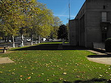 Memorial Hall which serves as the town hall and general meeting place