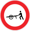 No entry for handcarts