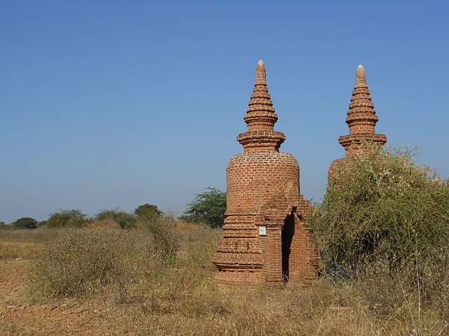 Stupas in Myanmar (Burma).