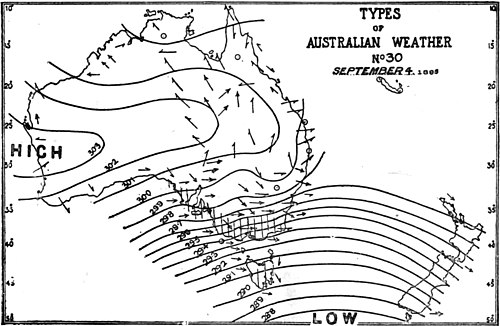 Australian weather chart No 30 September 4 1895