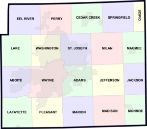Allen County townships. US-IN-Allen County Townships.png