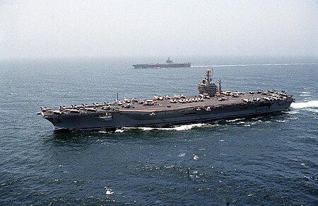 US Navy 000722-N-7412M-005 USS Eisenhower ^ USS George Washington.jpg
