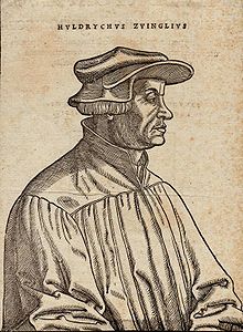 Huldrych Zwingli, woodcut by Hans Asper, 1531 Ulrich Zwingli by Hans Asper 1531.jpg