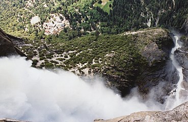 View from the top of Upper Yosemite Fall