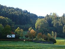 Die Sakristei der ehemaligen Bergleutekirche im Suggental