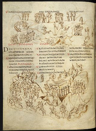 <span class="mw-page-title-main">Utrecht Psalter</span> Ninth-century illuminated psalter