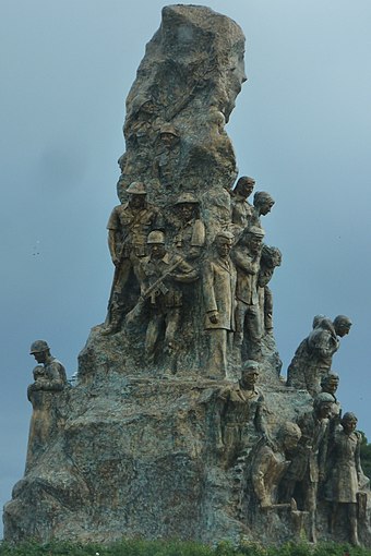 The Victory Monument (Zafer Anıtı) in Polatpaşa Boulevard, Famagusta